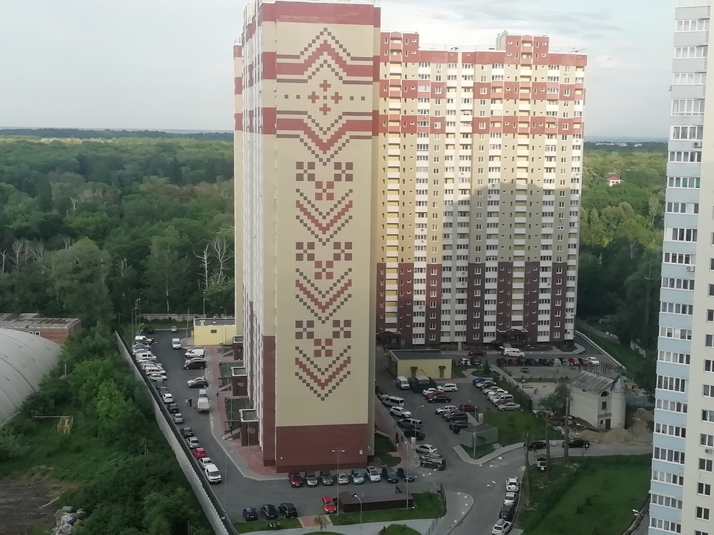 ЖК АКЦЕНТ просп. Академіка Глушкова 9-Є  ОДНОКІМНАТНА - 42.8кв.м.